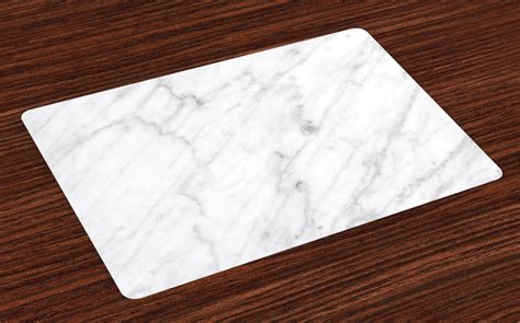 placemats for marble table